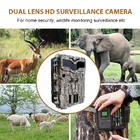 กันน้ำ 4K Ultra HD Hunting Trail กล้อง กล้องกลางคืนกลางแจ้งสัตว์ป่าอินฟราเรดพร้อมเซ็นเซอร์ตรวจจับความเคลื่อนไหว